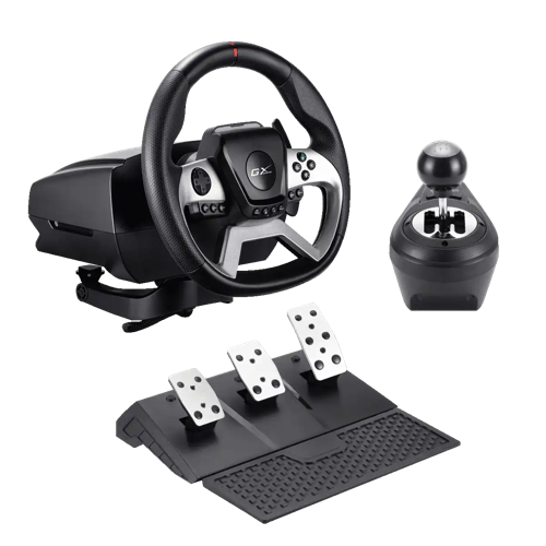 Genius SpeedMaster X5 Force Feedback Racing Wheel with 6+R Shifter