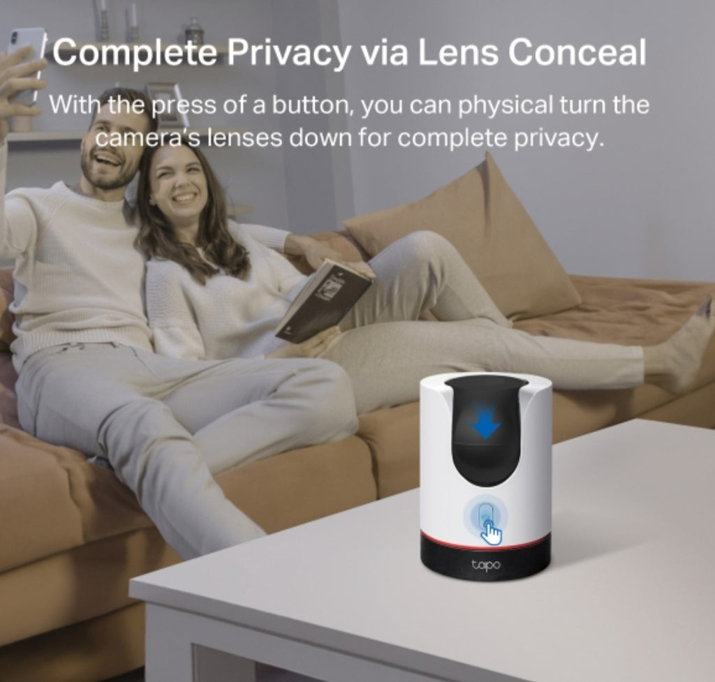 TP-Link Tapo C225 2K QHD AI Pan & Tilt Indoor Wi-Fi Security Camera with Smart Motion Tracking