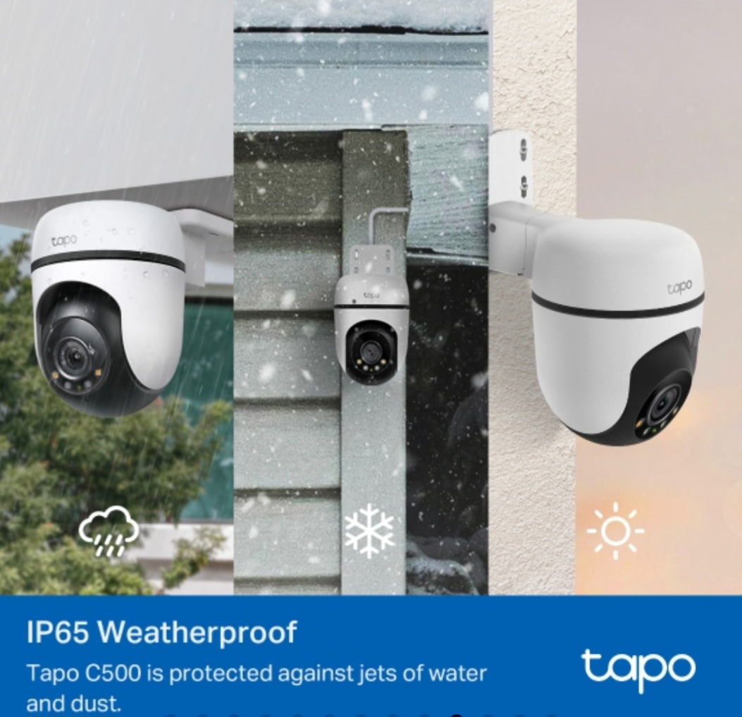 Tapo C500 Full HD Outdoor Wi-Fi Security Camera | 360° Pan & Tilt