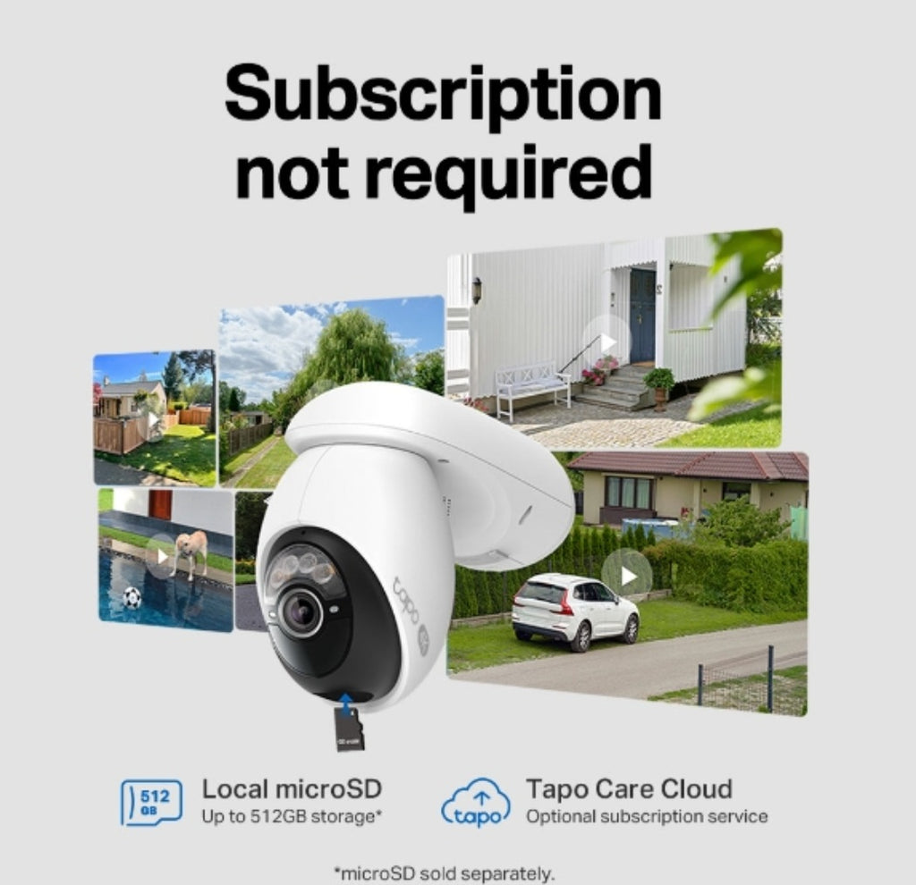 TP-Link Tapo C660 Kit – 4K Solar-Powered Wire-Free Pan & Tilt Outdoor Security Camera