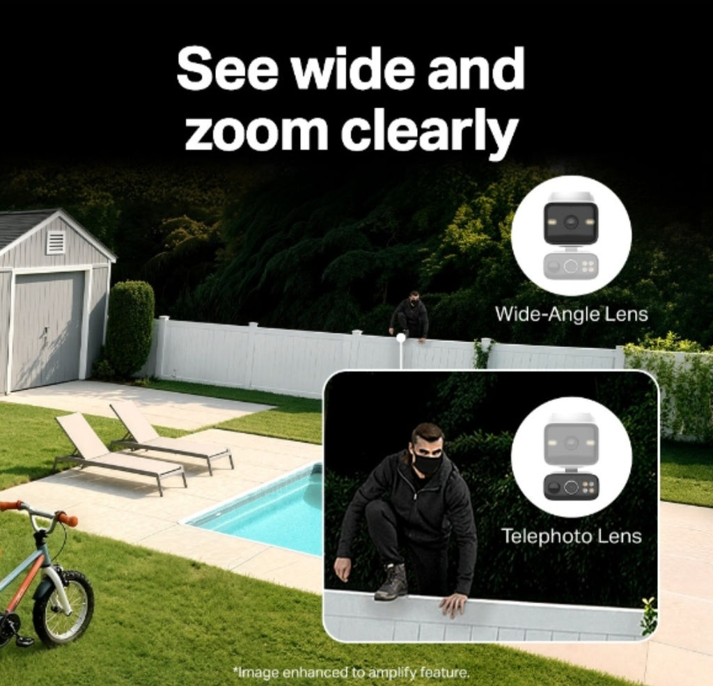TP-Link Tapo C645D KIT Solar-Powered Dual-Lens 2K Outdoor Security Camera