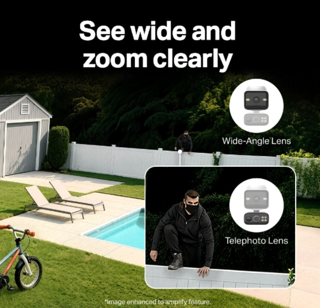 TP-Link Tapo C645D KIT Solar-Powered Dual-Lens 2K Outdoor Security Camera