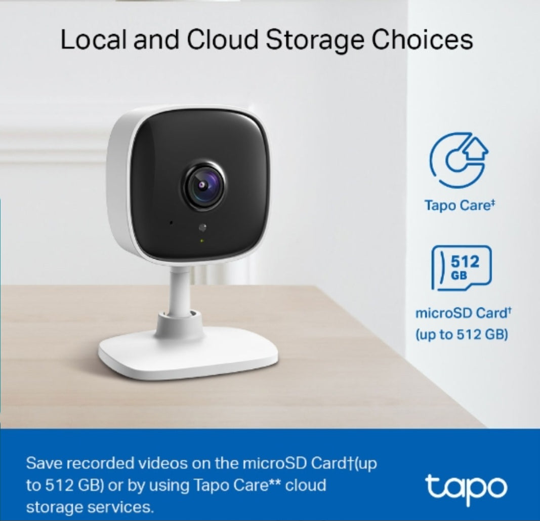 TP-Link Tapo TC60 1080p Full HD Indoor Wi-Fi Security Camera with Night Vision, Motion Detection & Two-Way Audio