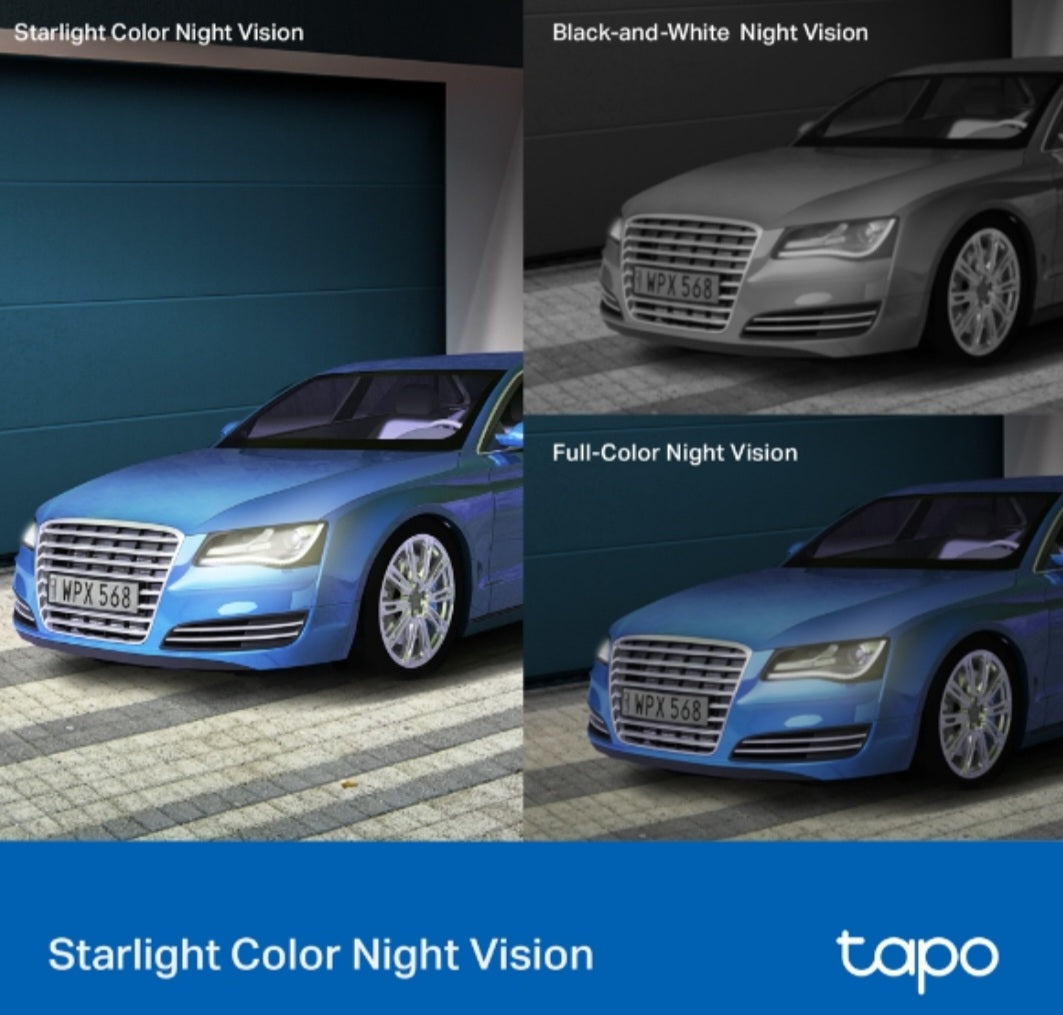 Tapo C520WS Outdoor Pan & Tilt Wi-Fi Camera | 2K QHD | Color Night Vision