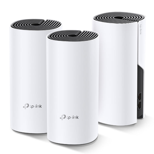 TP-Link Deco M4 (3-Pack) AC1200 Whole Home Mesh Wi-Fi System | Dual-Band Wi-Fi 5 | Covers Up to 370m²
