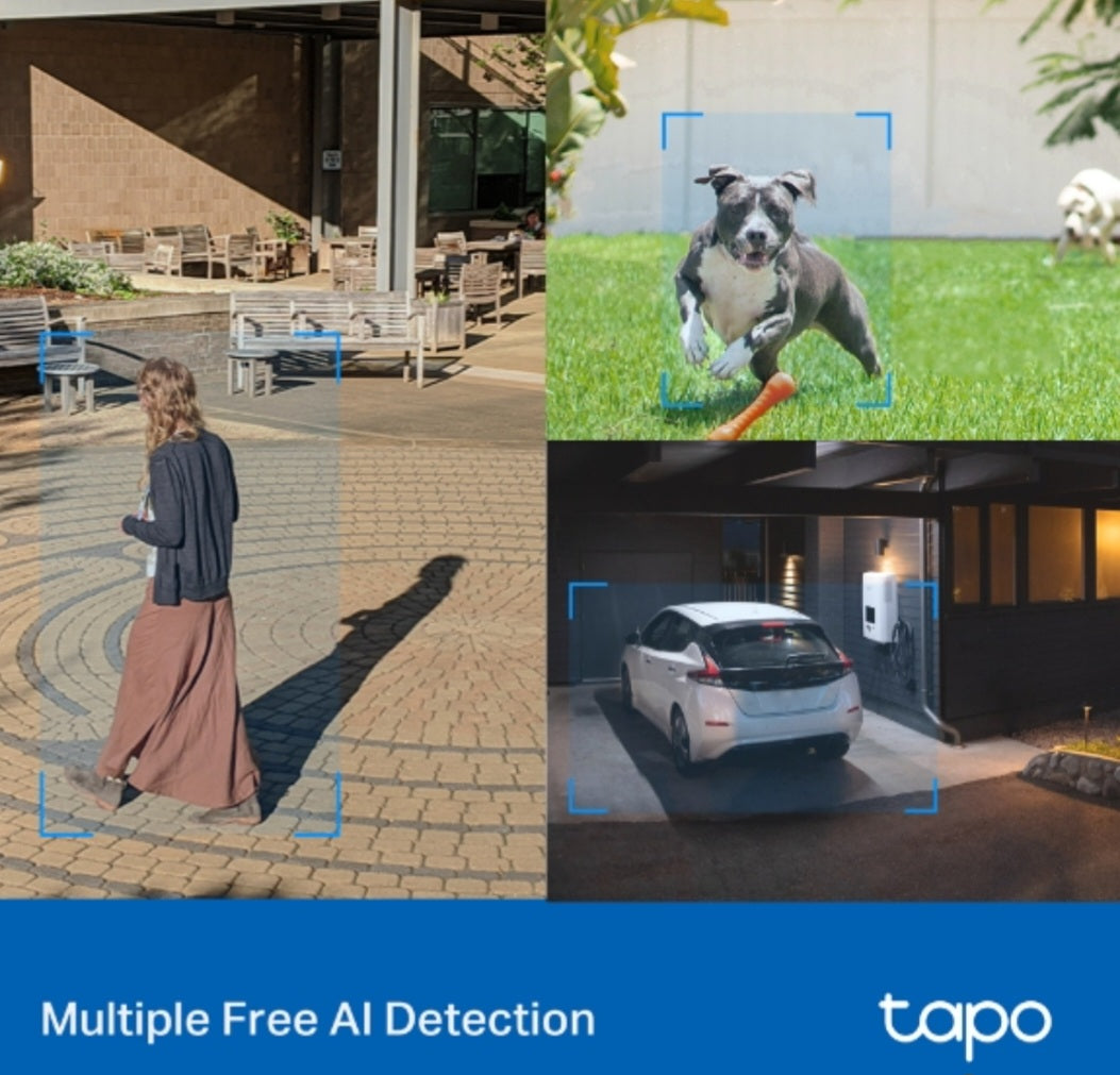 Tapo C520WS Outdoor Pan & Tilt Wi-Fi Camera | 2K QHD | Color Night Vision