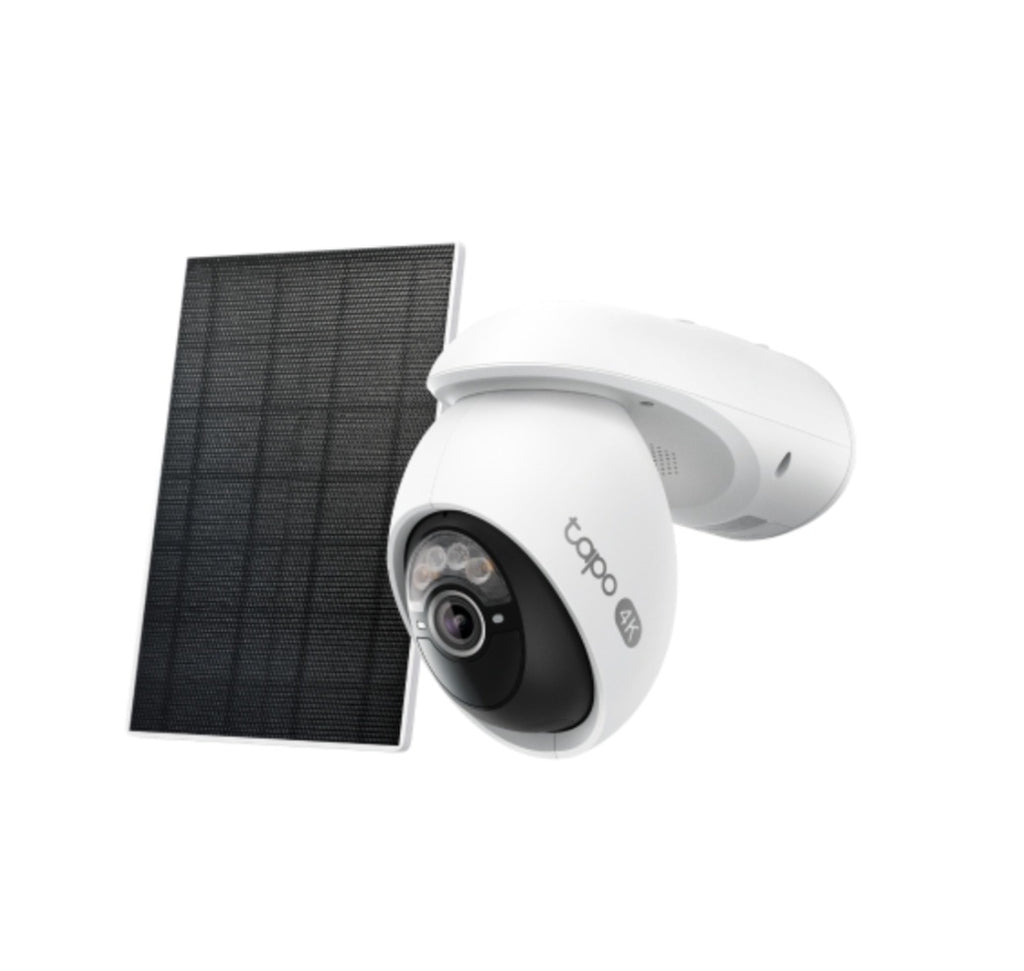 TP-Link Tapo C660 Kit – 4K Solar-Powered Wire-Free Pan & Tilt Outdoor Security Camera