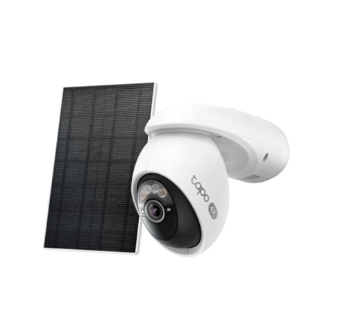 TP-Link Tapo C660 Kit – 4K Solar-Powered Wire-Free Pan & Tilt Outdoor Security Camera