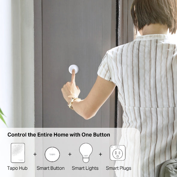 TP-Link Tapo S200B Smart Button | Wireless Smart Scene Controller | Hub Required