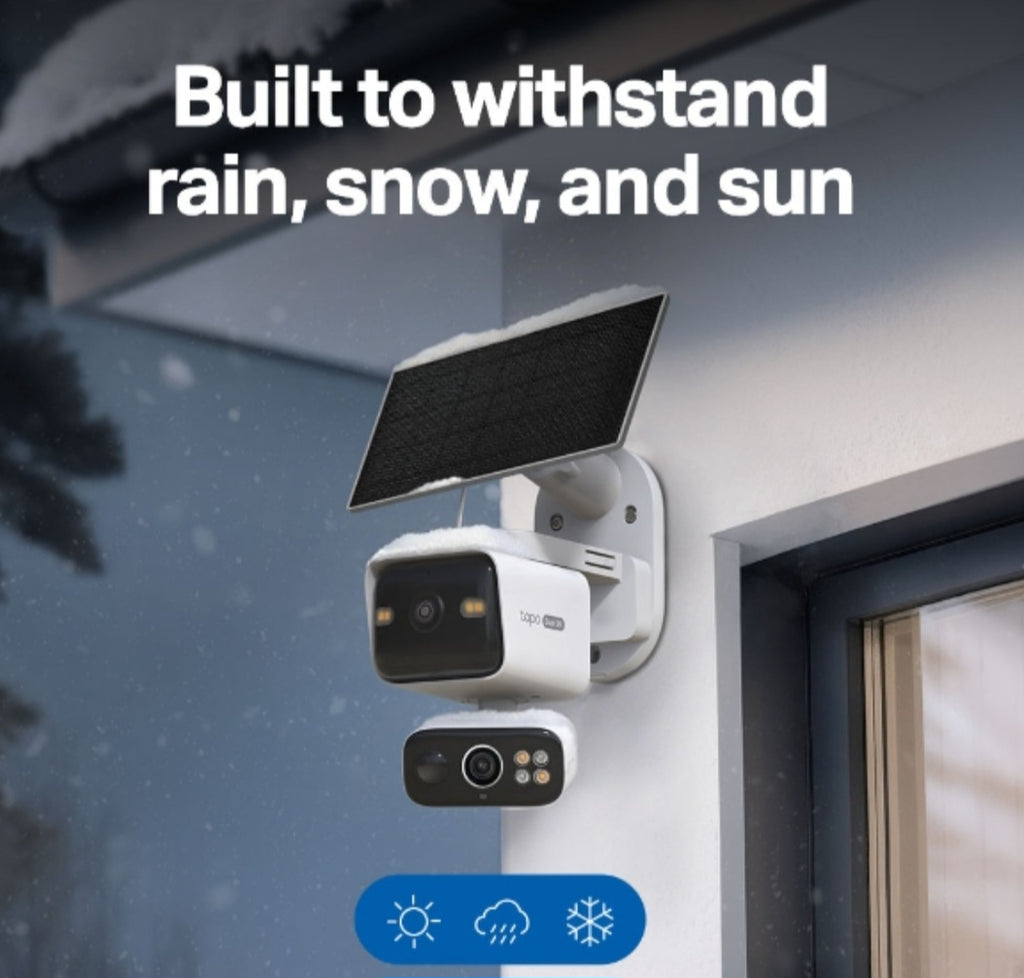 TP-Link Tapo C645D KIT Solar-Powered Dual-Lens 2K Outdoor Security Camera
