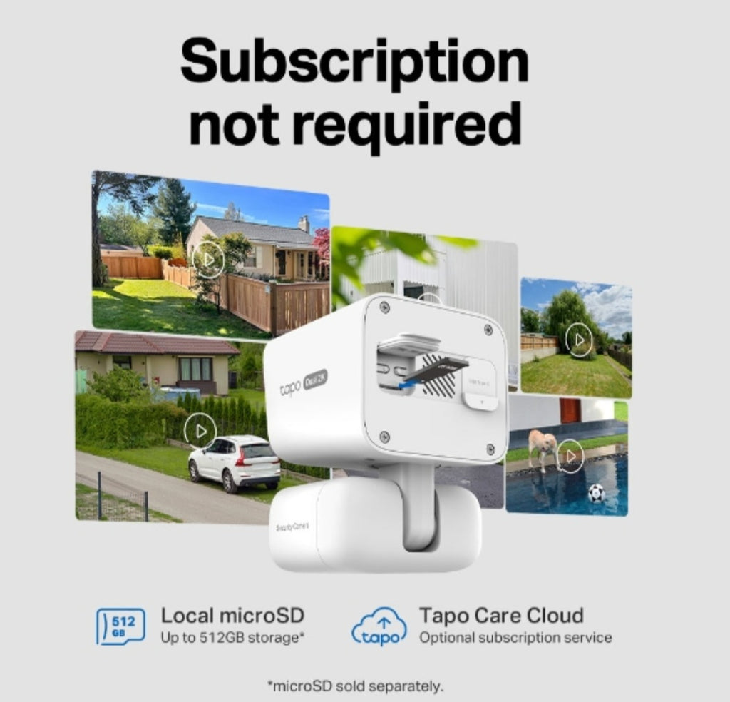 TP-Link Tapo C645D KIT Solar-Powered Dual-Lens 2K Outdoor Security Camera