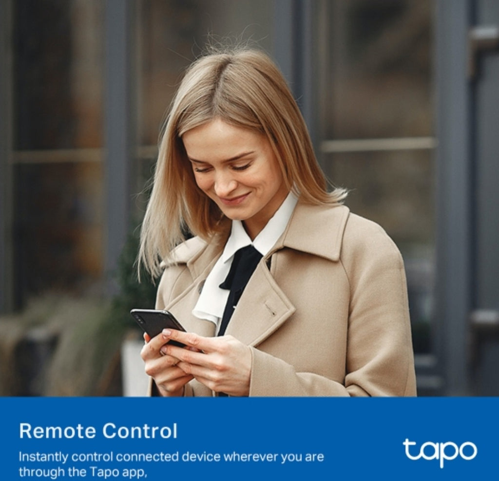 TP-Link Tapo P110 (EU) Mini Smart Wi-Fi Plug with Energy Monitoring | Remote Control | Alexa & Google Assistant