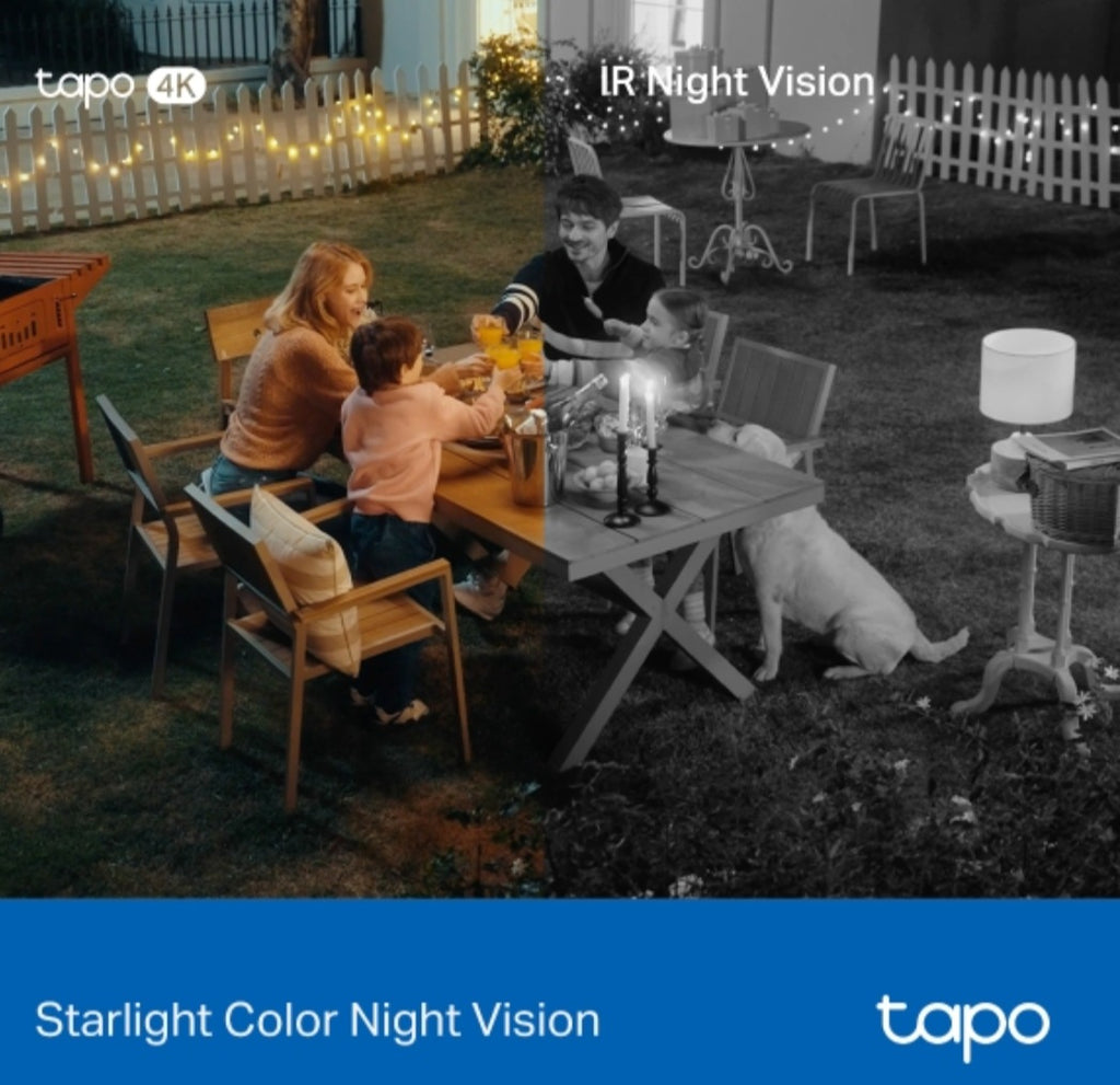Tapo C560WS 4K Outdoor Wi-Fi Security Camera | 360° Pan & Tilt | Color Night Vision