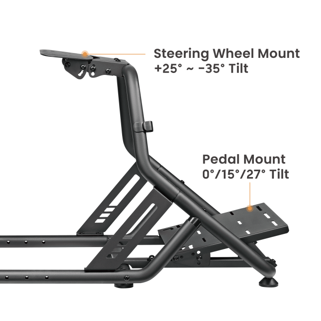 LUMI LRS09-BS03 Racing Simulator Cockpit with Monitor Mount