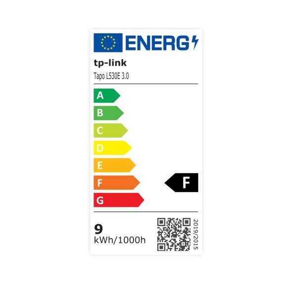 TP-Link Tapo L530E (2-Pack) Smart Wi-Fi Multicolour LED Bulbs | E27 | Dimmable | 806 Lumens | Voice Control | No Hub Required