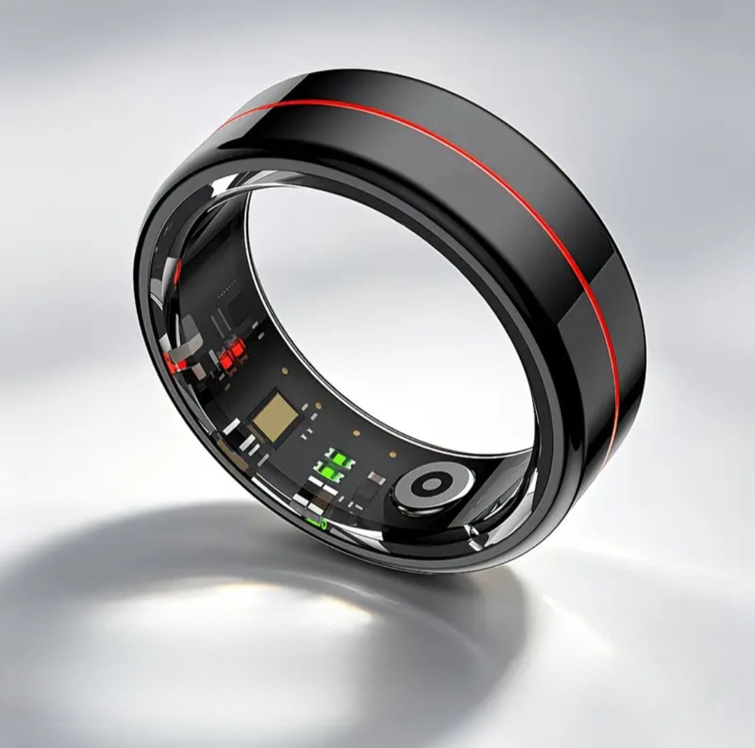 GWENLAND Smart Ring: Fitness & Sleep Tracker, 5ATM Waterproof, Stainless Steel