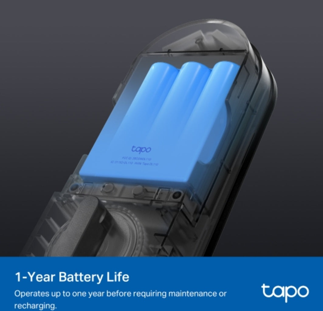 Tapo DL110 Smart Wi-Fi Door Lock with Fingerprint Recognition & App Control