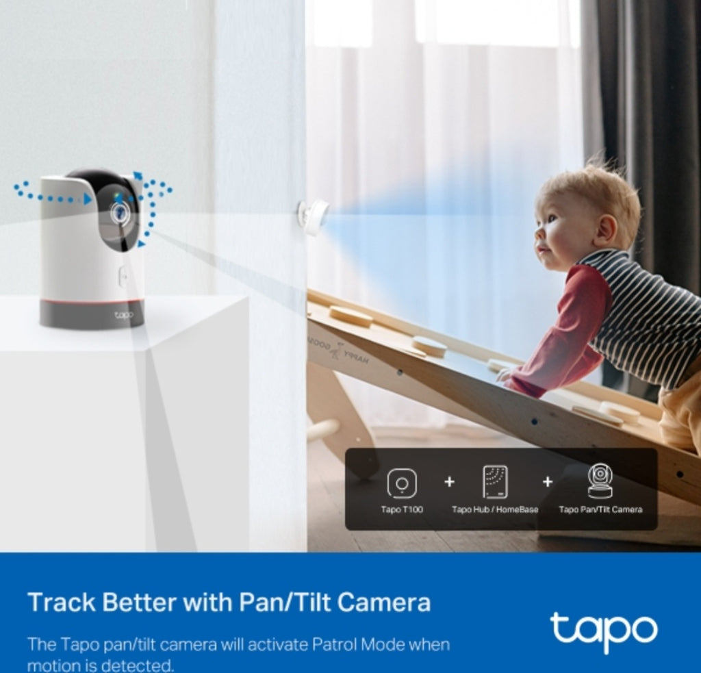 Tapo T100 Smart Motion Sensor | Intelligent Motion Detection for Smart Home Automation