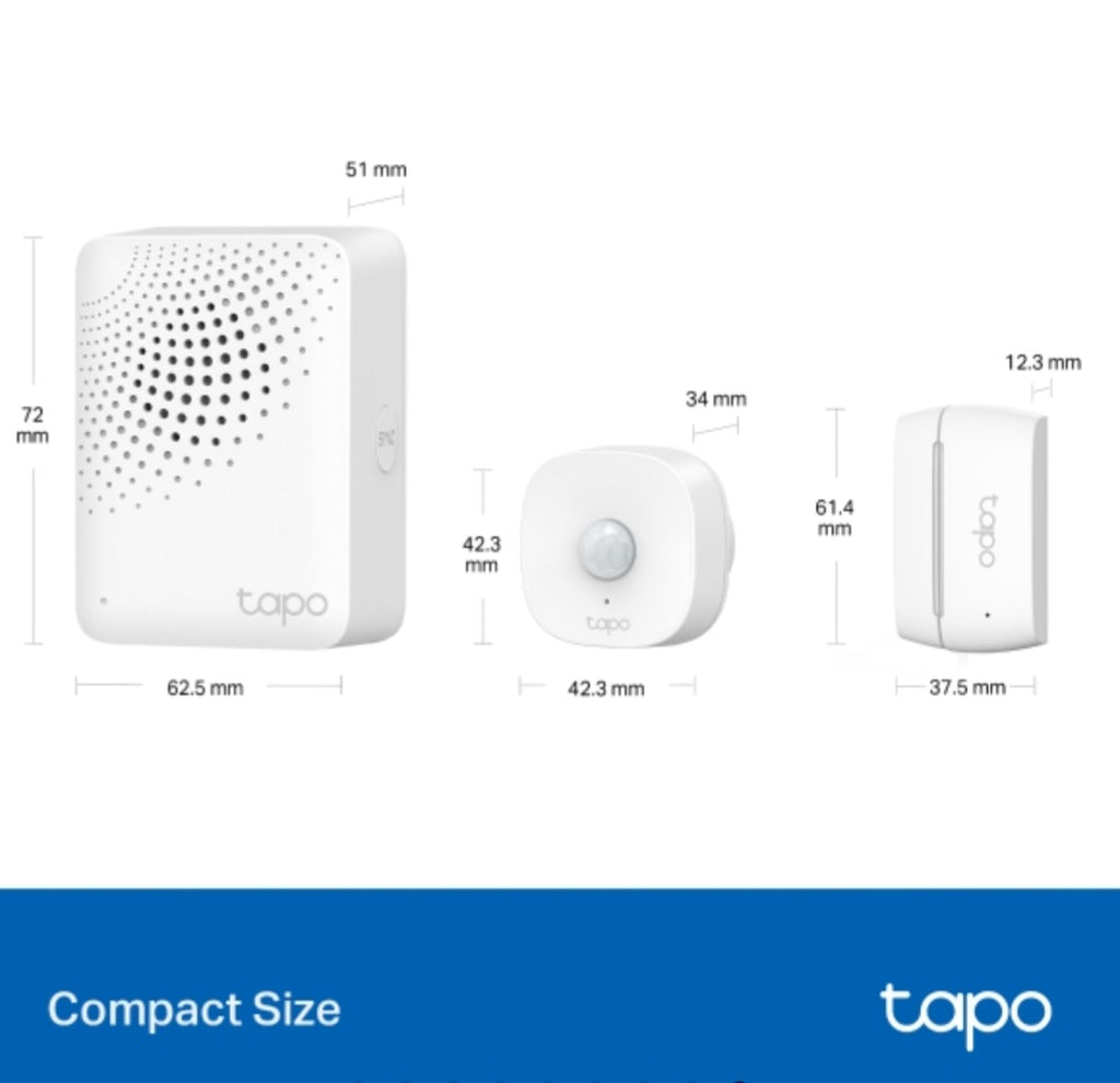 Tapo T30 Smart Sensor Starter Kit | Hub, Motion Sensor & Contact Sensor