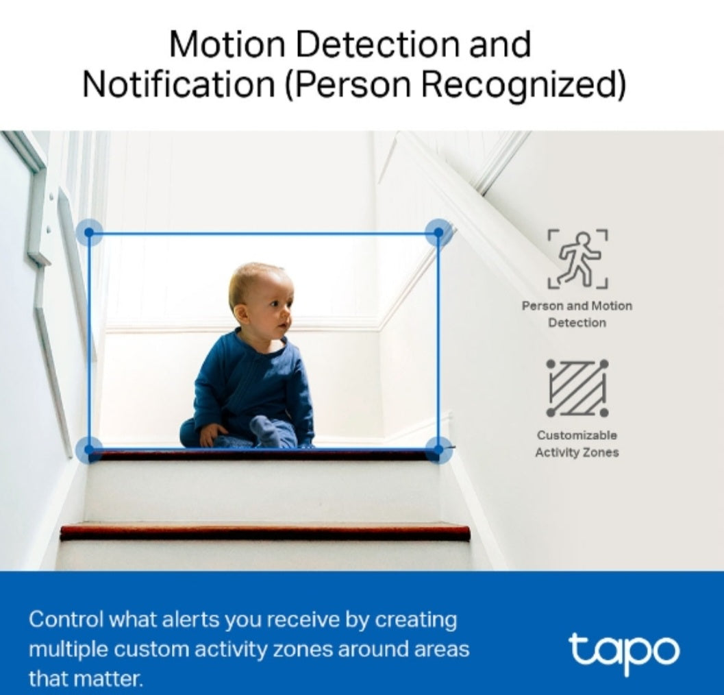 TP-Link Tapo TC60 1080p Full HD Indoor Wi-Fi Security Camera with Night Vision, Motion Detection & Two-Way Audio