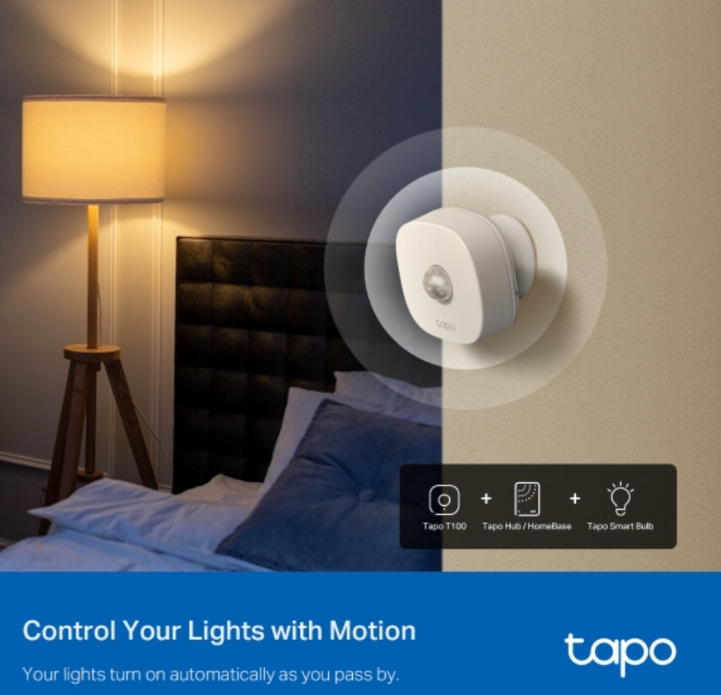 Tapo T100 Smart Motion Sensor | Intelligent Motion Detection for Smart Home Automation