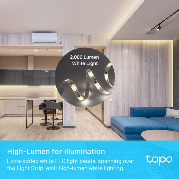TP-Link Tapo L930-10 Smart Wi-Fi RGBIC LED Light Strip (10m, Multicolour, Apple HomeKit, Alexa & Google Home)