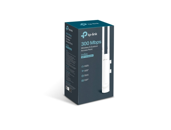 TP-Link Omada EAP110-Outdoor | 300Mbps Wireless N Outdoor Access Point | IP65 Weatherproof | Passive PoE
