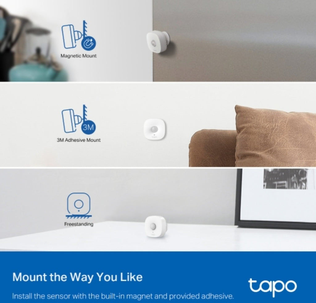 Tapo T100 Smart Motion Sensor | Intelligent Motion Detection for Smart Home Automation