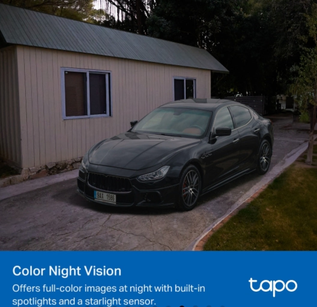 TP-Link Tapo C425 KIT 2K QHD Wire-Free Solar Security Camera Kit – Outdoor Wi-Fi Camera with AI Detection & Color Night Vision