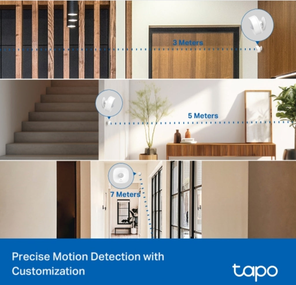 Tapo T100 Smart Motion Sensor | Intelligent Motion Detection for Smart Home Automation