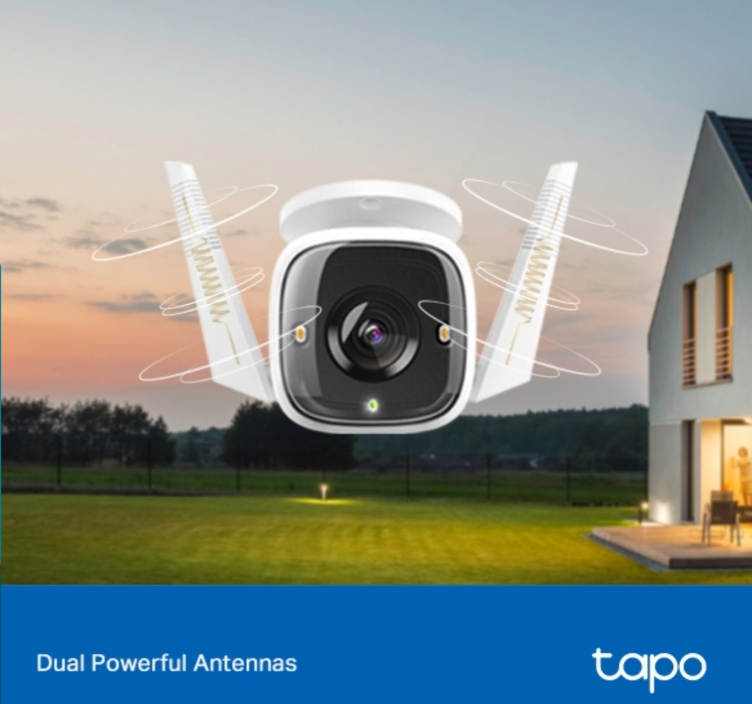 Tapo C320WS 2K QHD Outdoor Wi-Fi Security Camera with Starlight Color Night Vision & AI Detection