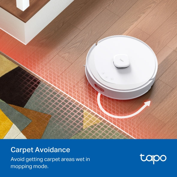 TP-Link Tapo RV30 Max Plus Robot Vacuum & Mop with Auto-Empty Dock (5,300Pa, LiDAR Navigation, Smart Mapping)