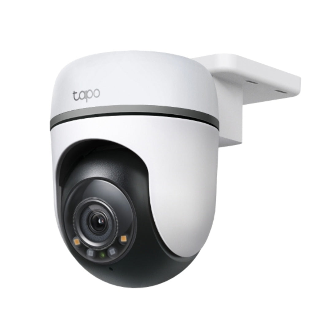 Tapo TC41 2K Outdoor Pan & Tilt Wi-Fi Security Camera with Color Night Vision & AI Detection