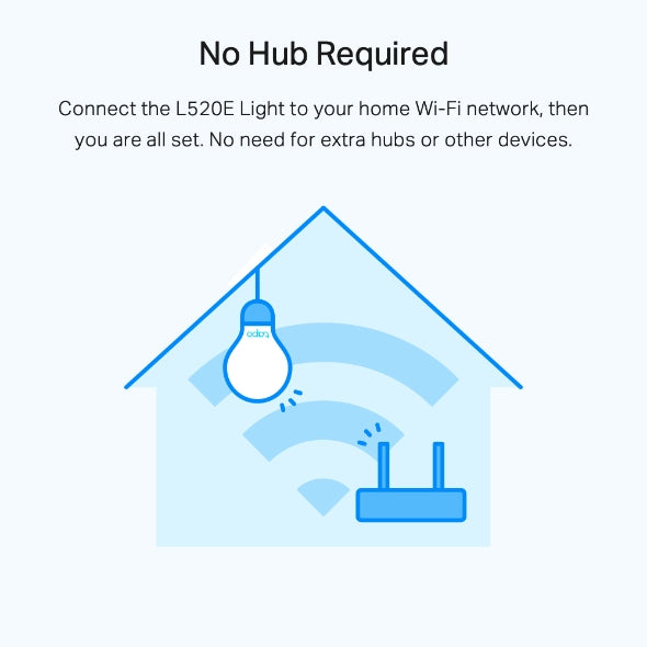 TP-Link Tapo L520E Smart Wi-Fi Daylight Dimmable LED Bulb (E27, 806 Lumens, Works with Alexa & Google Home)
