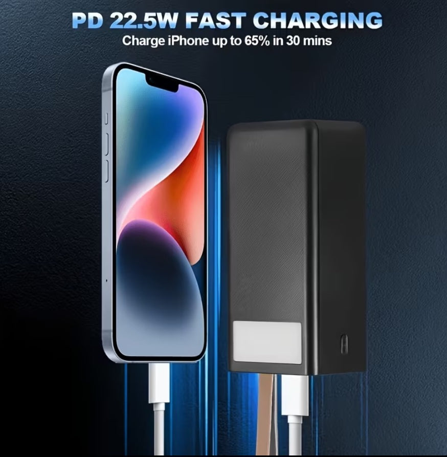 40,000mAh Fast Charge Power Bank – 22.5W USB-C with LCD Display