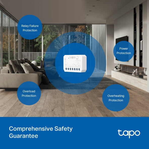 TP-Link Tapo S110E Smart Wi-Fi Switch Module with Energy Monitoring | App & Voice Control | Works with Alexa & Google Home
