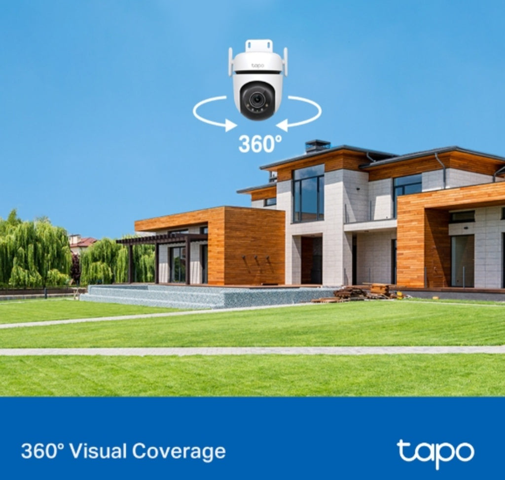Tapo C520WS Outdoor Pan & Tilt Wi-Fi Camera | 2K QHD | Color Night Vision