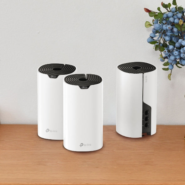 TP-Link Deco S7 (3-Pack) AC1900 Whole Home Mesh Wi-Fi System | Dual-Band | Seamless Roaming | Gigabit Ports