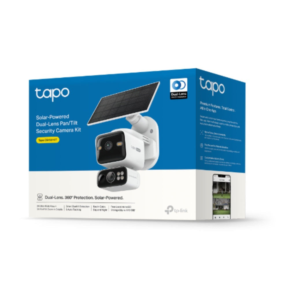 TP-Link Tapo C645D KIT Solar-Powered Dual-Lens 2K Outdoor Security Camera