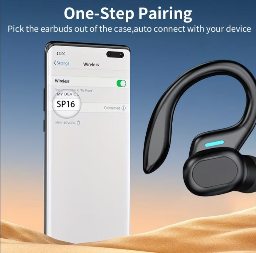 Wireless Sports Earbuds – TWS Stereo Earphones with Mic & LED Charging Case