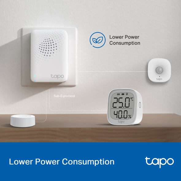 TP-Link Tapo H100 Smart Hub with Chime | Smart Home Hub for Tapo Sensors & Smart Devices