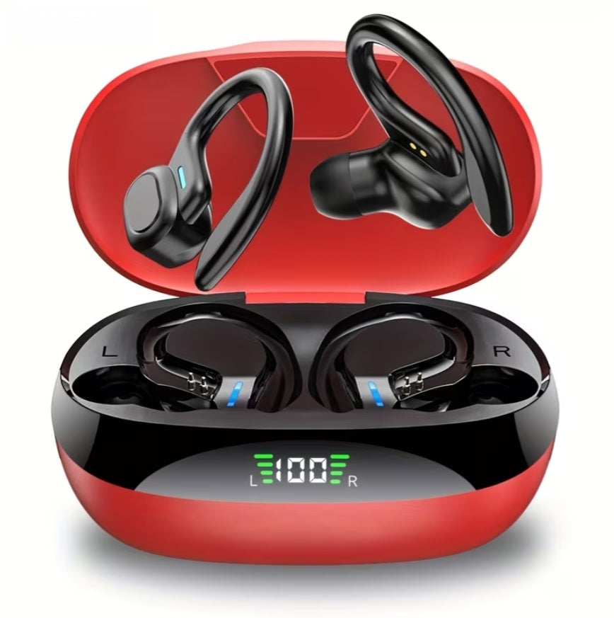 Wireless Sports Earbuds – TWS Stereo Earphones with Mic & LED Charging Case