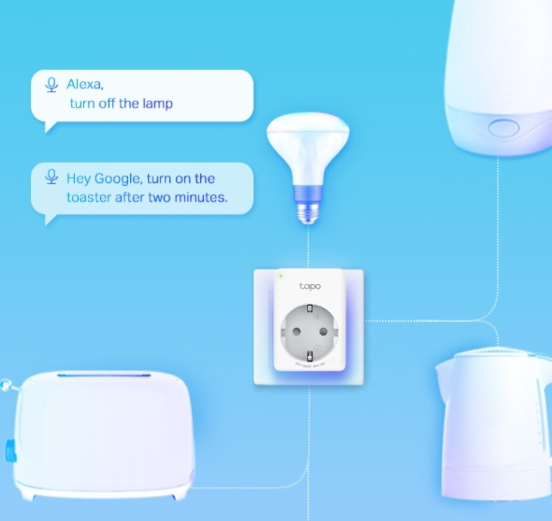 TP-Link Tapo P110 (IN) Smart Wi-Fi Plug with Energy Monitoring | 16A | Alexa & Google Home Compatible