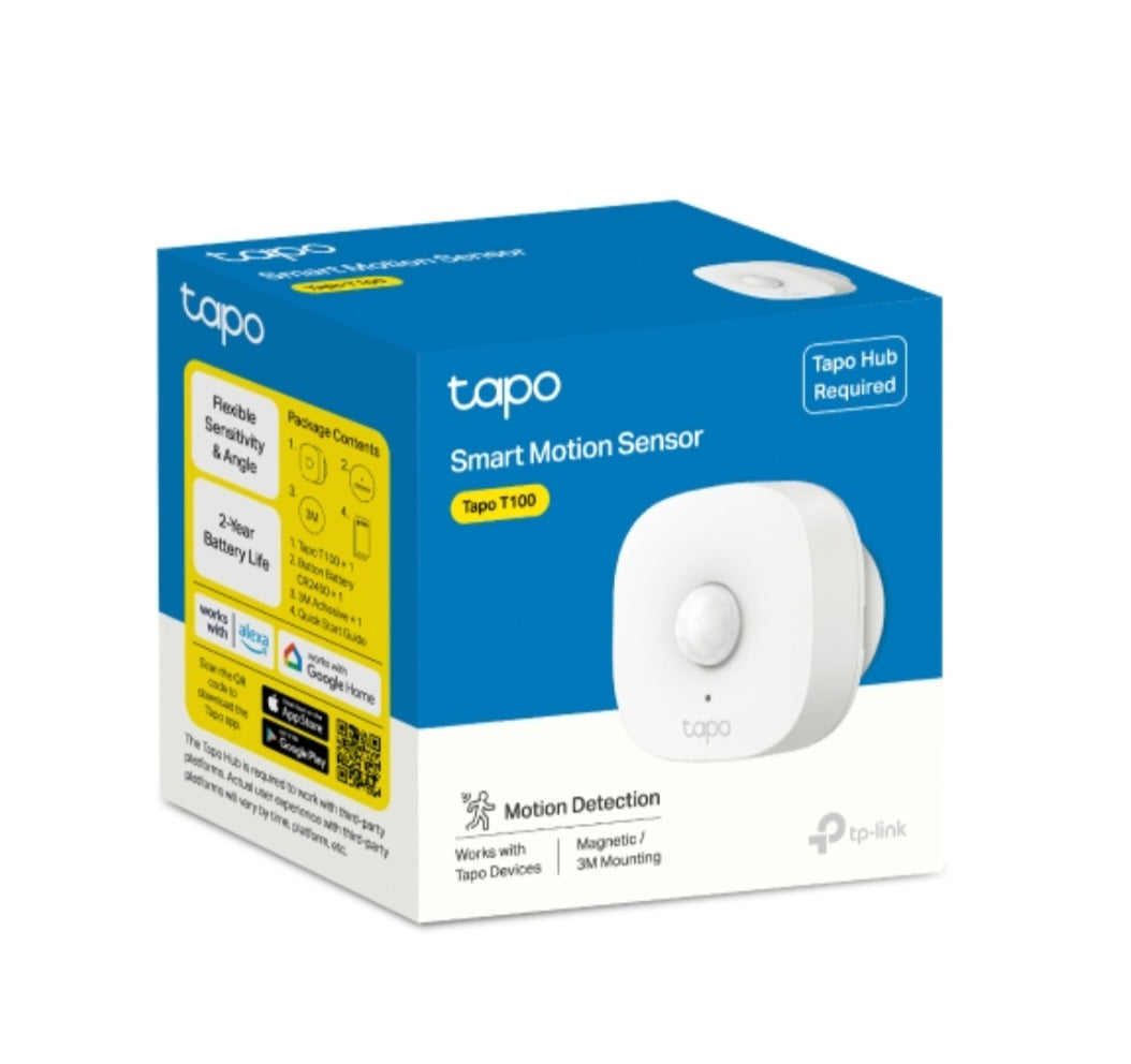Tapo T100 Smart Motion Sensor | Intelligent Motion Detection for Smart Home Automation