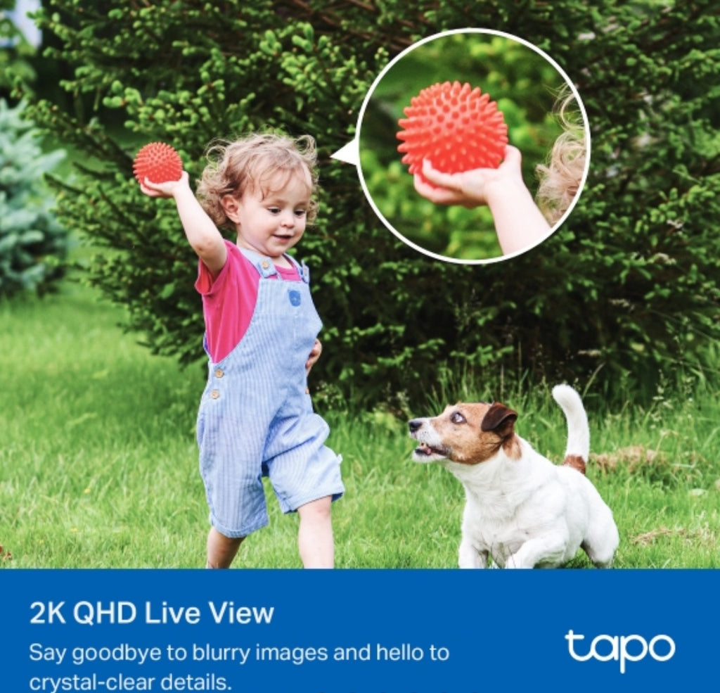 TP-Link Tapo C425 KIT 2K QHD Wire-Free Solar Security Camera Kit – Outdoor Wi-Fi Camera with AI Detection & Color Night Vision