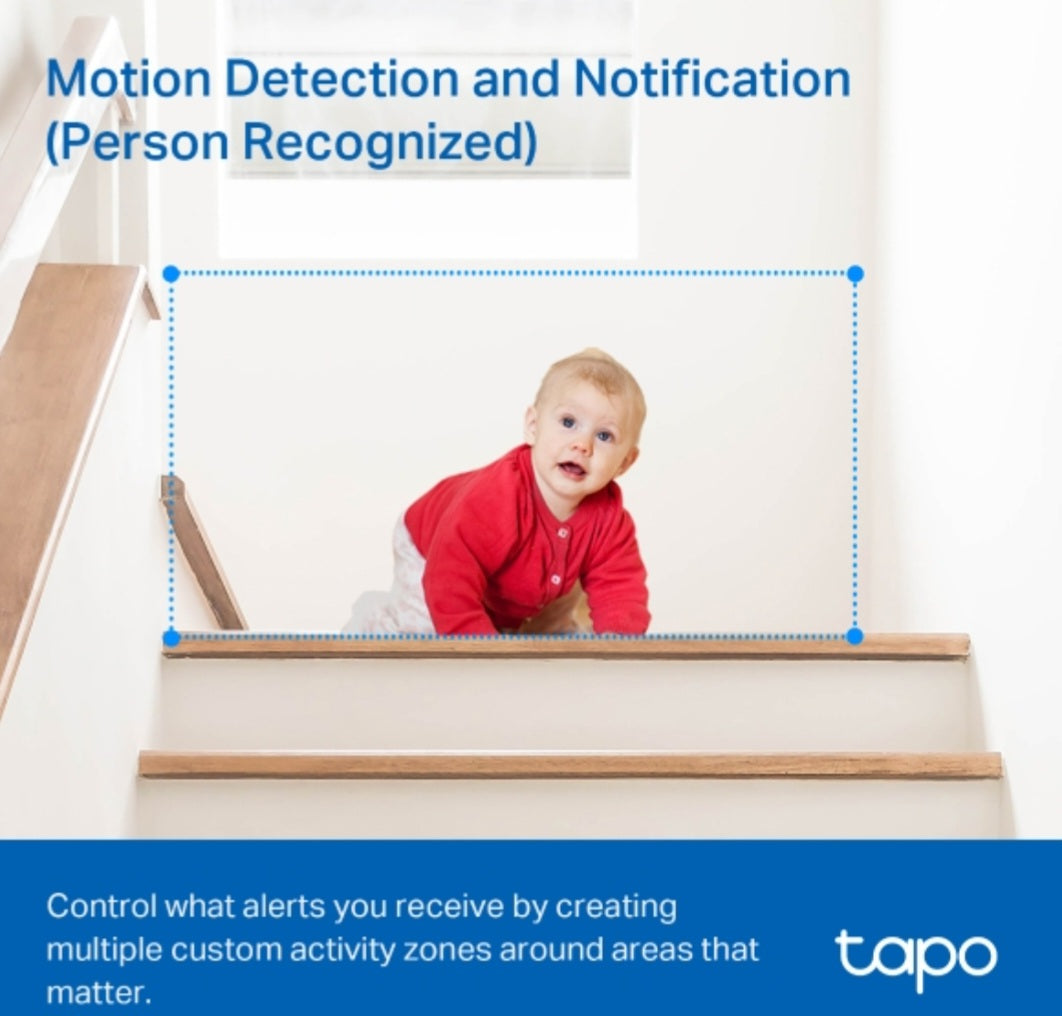 Tapo C200 1080p Full HD Pan & Tilt Wi-Fi Security Camera with Night Vision & Motion Detection