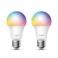 TP-Link Tapo L530E (2-Pack) Smart Wi-Fi Multicolour LED Bulbs | E27 | Dimmable | 806 Lumens | Voice Control | No Hub Required