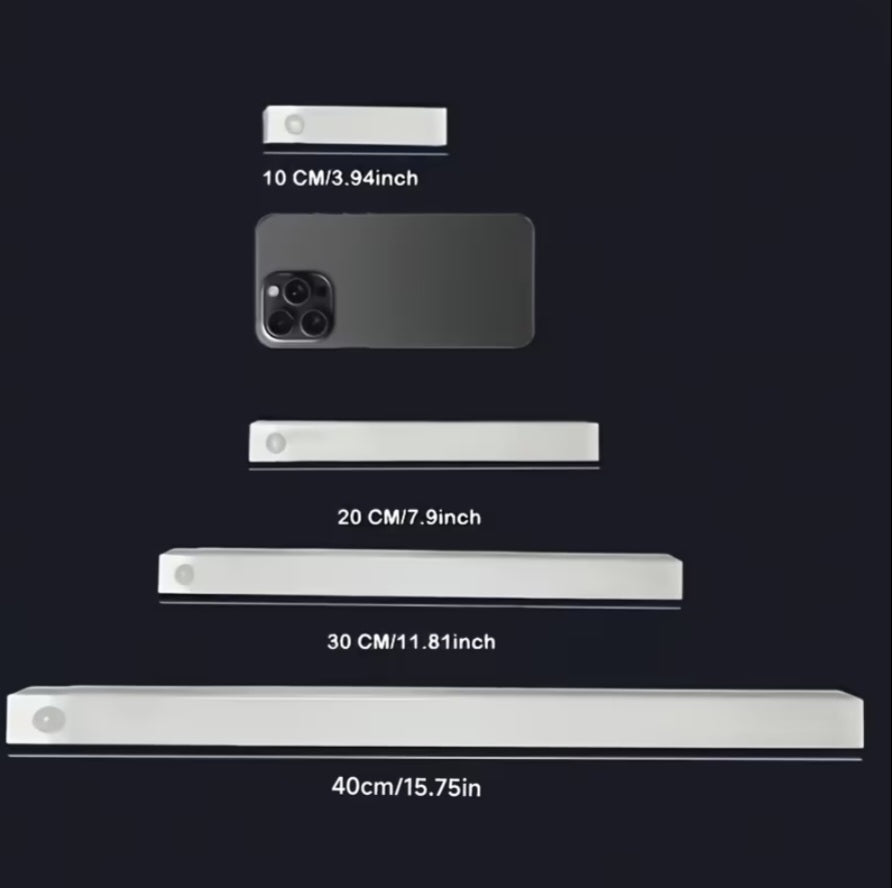 2-Pack Rechargeable LED Motion Sensor Lights – Wireless Cabinet & Kitchen Lighting