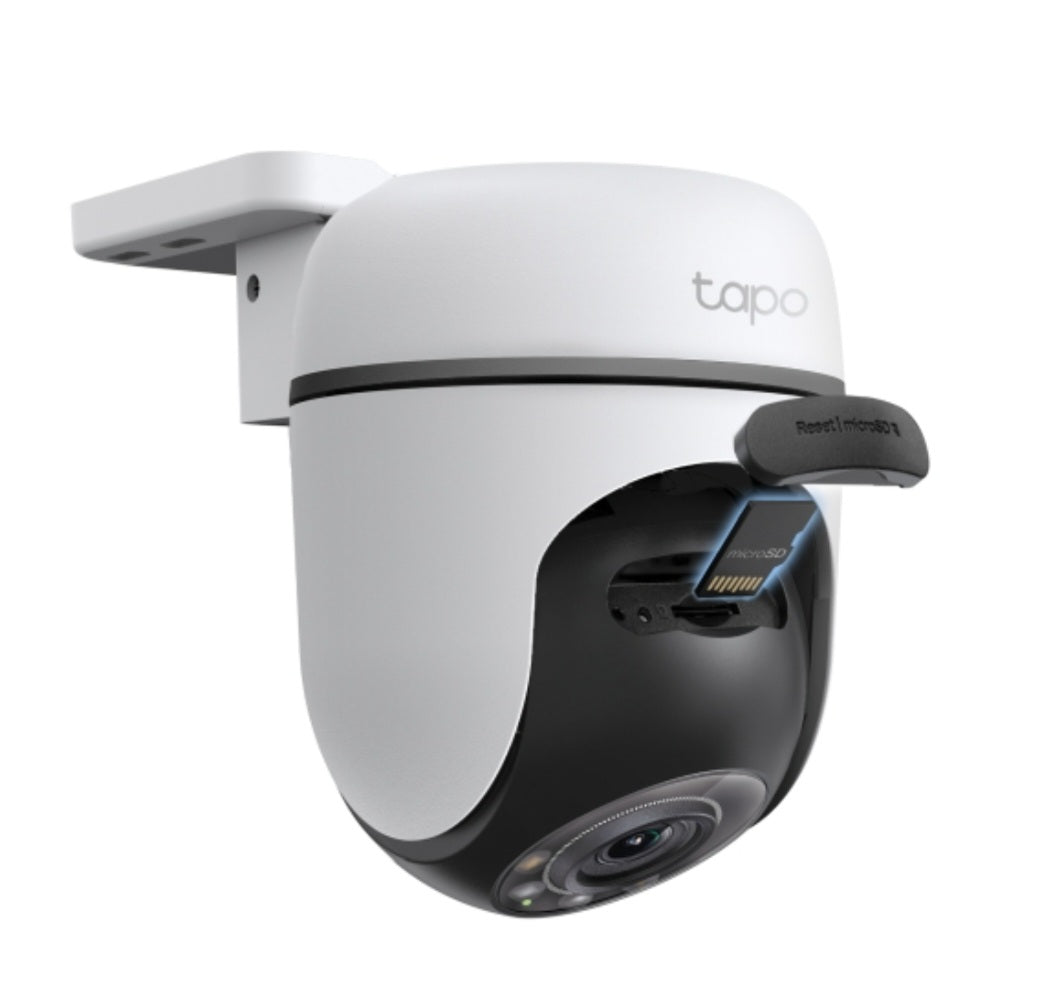 Tapo TC41 2K Outdoor Pan & Tilt Wi-Fi Security Camera with Color Night Vision & AI Detection