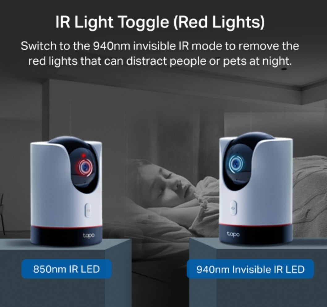 TP-Link Tapo C225 2K QHD AI Pan & Tilt Indoor Wi-Fi Security Camera with Smart Motion Tracking